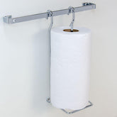 Suporte para Rolo de Papel Toalha Vertical Cromado Para Pendurar na Barra - Ela Decora